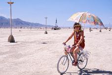 Cycling in the shade